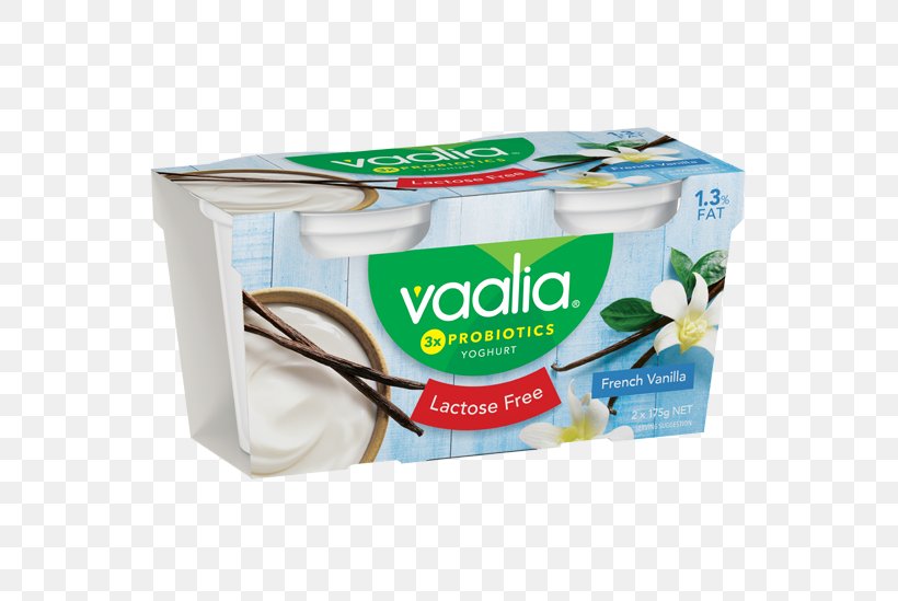 Cream Vaalia Lactose Free Vanilla Yoghurt 2X175g Flavor, PNG, 549x549px, Cream, Dairy Product, Flatleaved Vanilla, Flavor, France Download Free