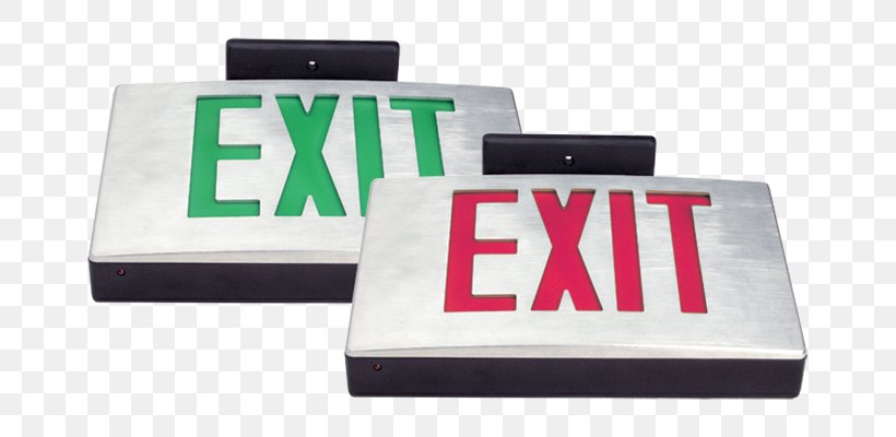 Emergency Lighting Exit Sign Light Fixture, PNG, 720x400px, Light, Aluminium, Brand, Electric Light, Electrical Ballast Download Free