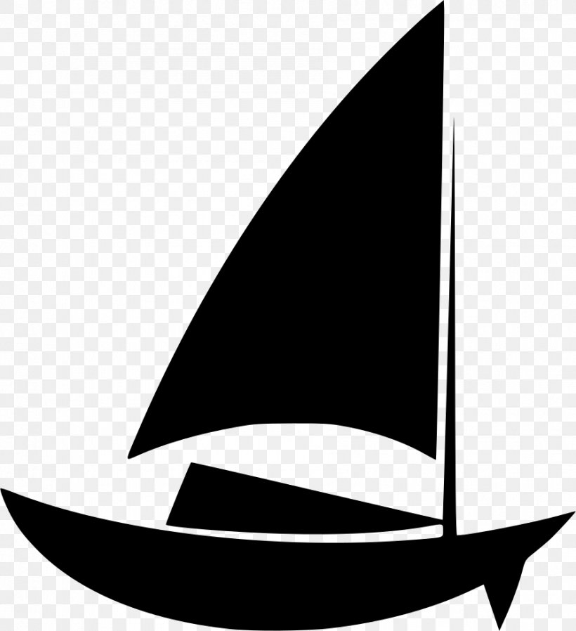 Sailboat Clip Art, PNG, 894x980px, Sail, Black And White, Boat, Dhow, Fin Download Free