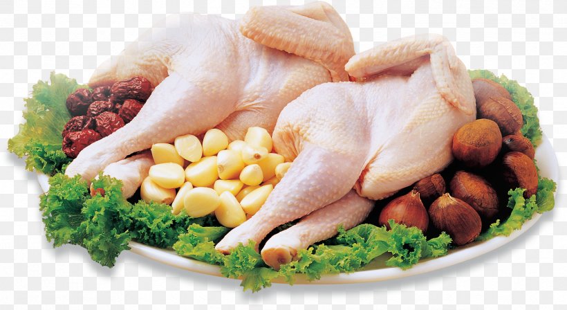Chicken Meat Vegetarian Cuisine Food, PNG, 2387x1307px, Fast Food, Animal Source Foods, Canning, Catering, Chicken Meat Download Free