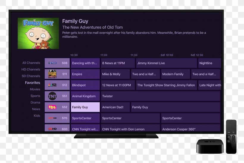 Computer Program Television Channel HDHomeRun Apple TV, PNG, 1860x1245px, Computer Program, Apple, Apple Tv, Brand, Cable Television Download Free