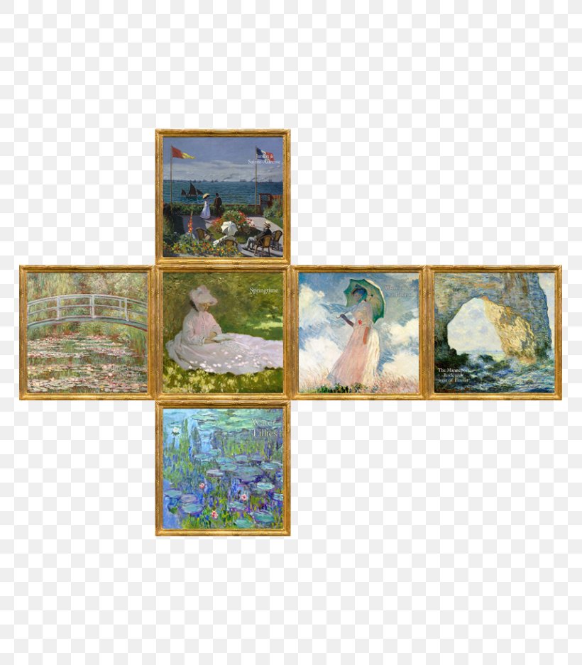 V-Cube 7 Painting Puzzle Cube, PNG, 765x937px, Vcube 7, Art, Claude Monet, Collage, Cube Download Free