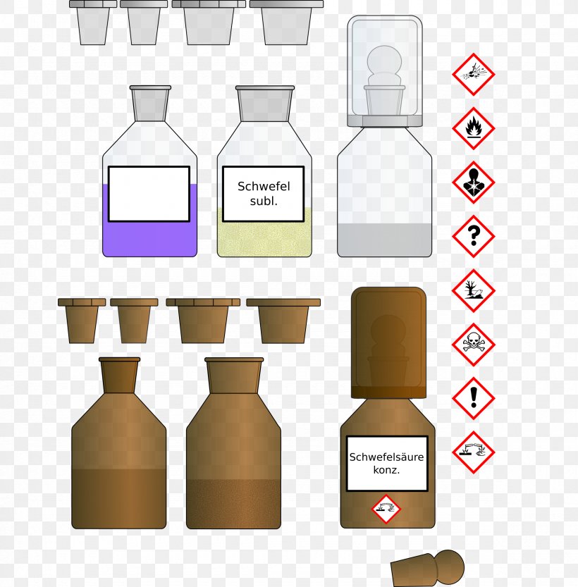 Chemistry Bottle Chemical Substance Clip Art, PNG, 2360x2400px, Chemistry, Bottle, Chemical Substance, Chemikalie, Drinkware Download Free