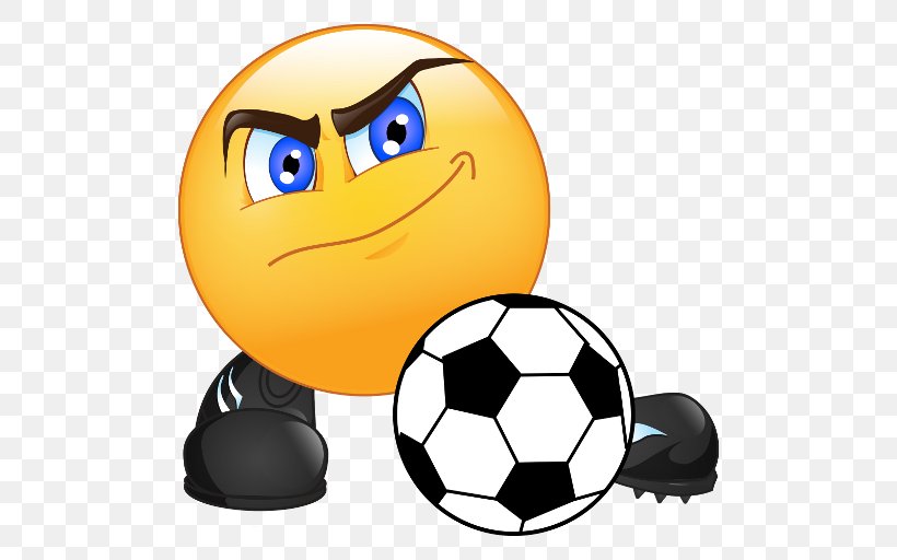 Emoji Football FIFA World Cup Smiley Emoticon, PNG, 512x512px, Emoji, Ball, Emoticon, Fifa World Cup, Football Download Free