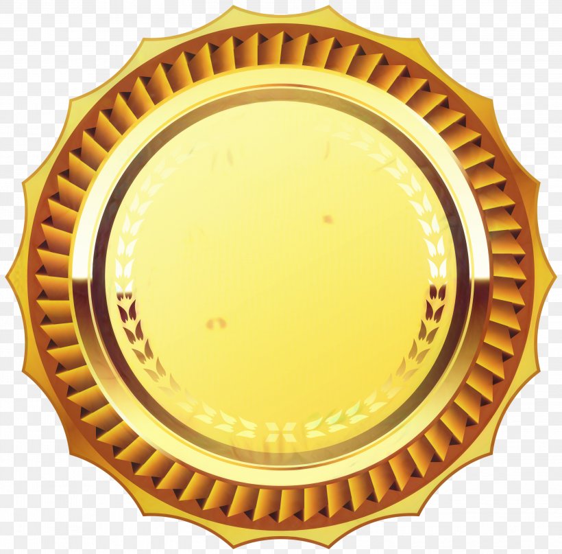 Cartoon Gold Medal, PNG, 2999x2955px, Gold, Dishware, Gold Medal, Medal, Plate Download Free
