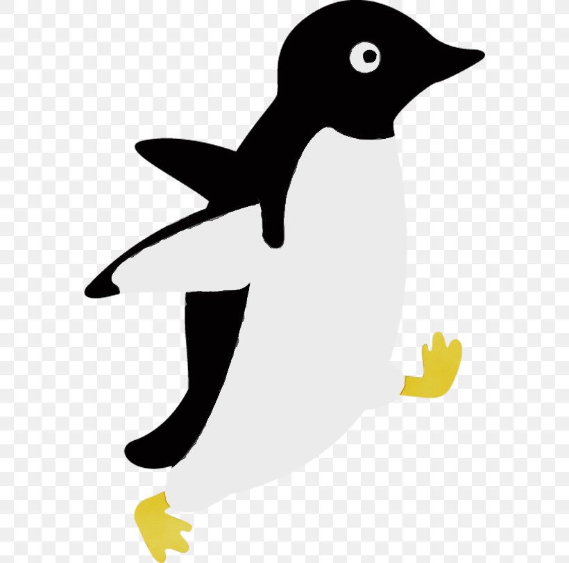 Penguin, PNG, 578x811px, Watercolor, Beak, Bird, Flightless Bird, Gentoo Penguin Download Free