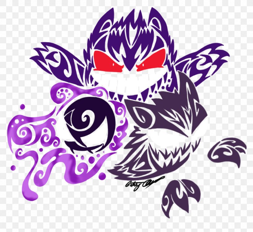 Pokemon Black & White Gengar Haunter Pokémon Gastly, PNG, 934x856px, Pokemon Black White, Art, Butterfly, Character, Cyndaquil Download Free