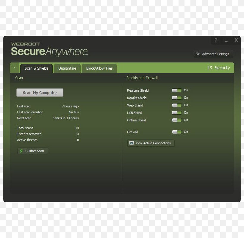 Webroot SecureAnywhere AntiVirus Antivirus Software Computer Security Webroot Internet Security Essentials, PNG, 800x800px, Webroot, Antivirus Software, Brand, Computer Security, Computer Security Software Download Free