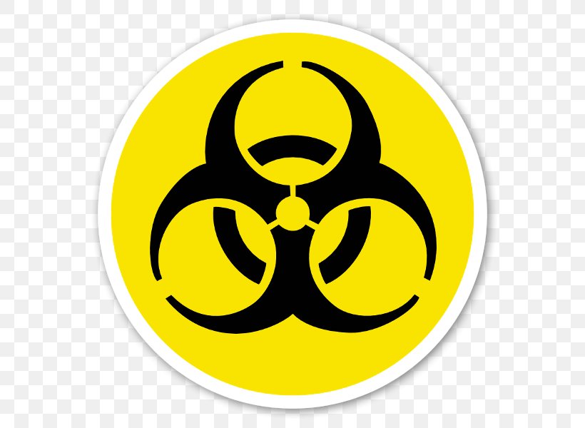 Biological Hazard Hazard Symbol Logo, PNG, 600x600px, Biological Hazard, Area, Brand, Hazard, Hazard Symbol Download Free