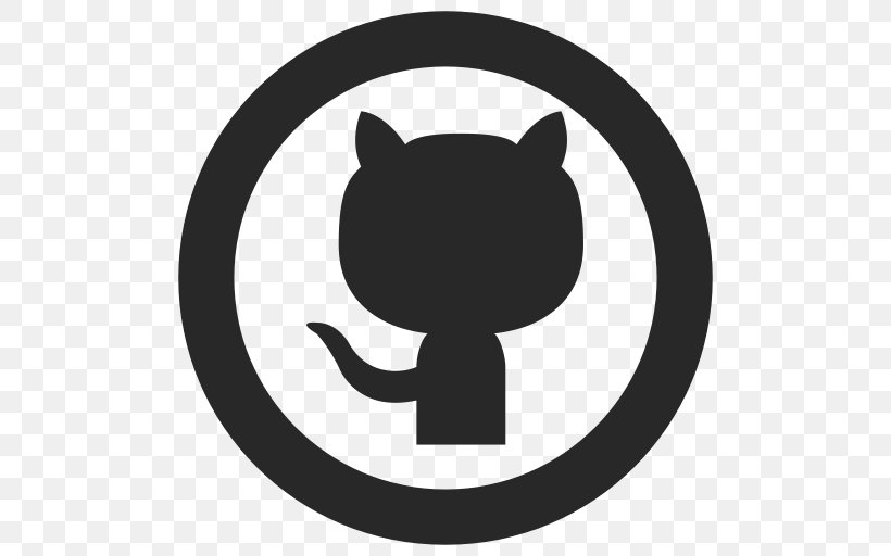 GitHub Social Media, PNG, 512x512px, Github, Black, Black And White, Carnivoran, Cat Download Free
