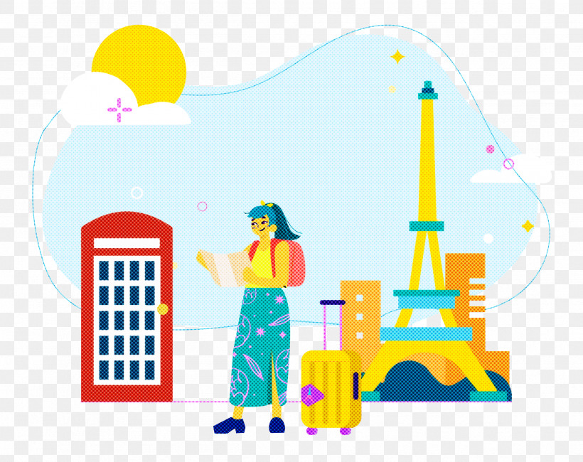 Paris Travel, PNG, 2499x1982px, Paris, Behavior, Cartoon, Geometry, Human Download Free