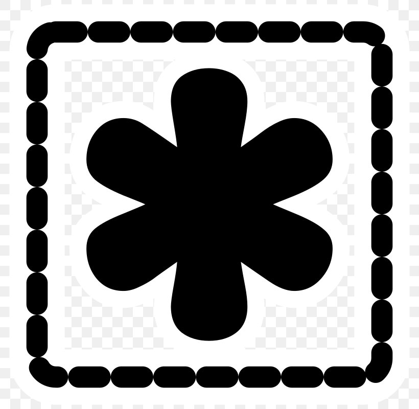 Download Clip Art, PNG, 800x800px, Symbol, Area, Black, Black And White, Flower Download Free
