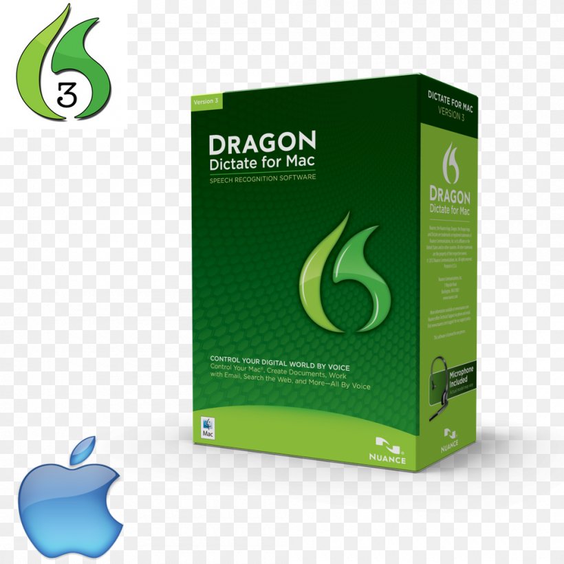 Dragon NaturallySpeaking DragonDictate Speech Recognition Nuance Communications MacOS, PNG, 1000x1000px, Dragon Naturallyspeaking, Brand, Computer Software, Dictation, Dictation Machine Download Free