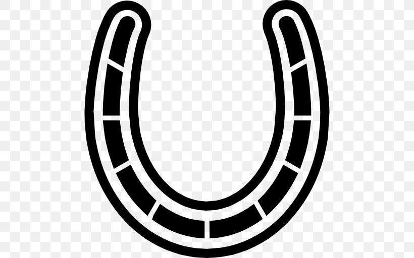 Horseshoe Download Clip Art, PNG, 512x512px, Horseshoe, Area, Black And White, Brand, Horse Download Free