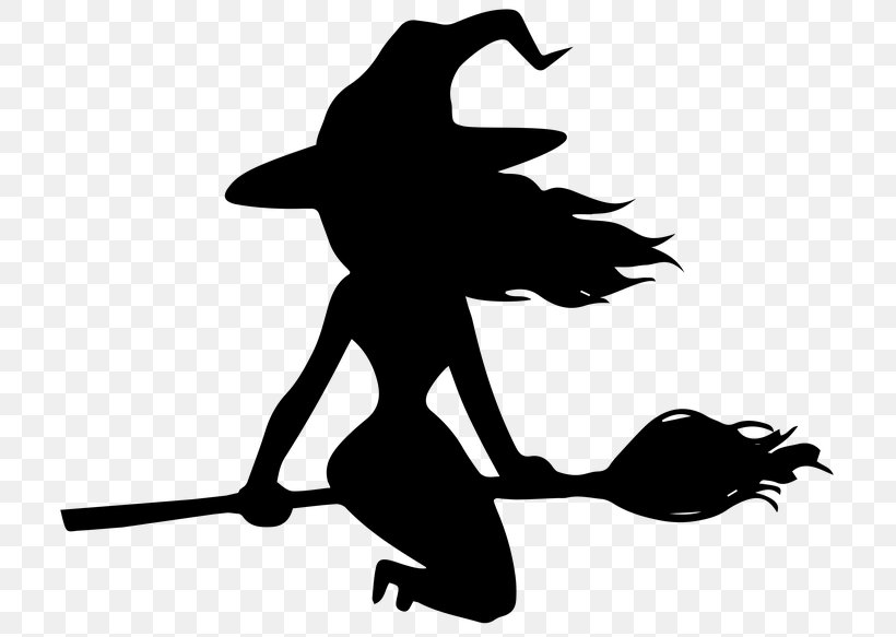 Clip Art Silhouette Witchcraft Image, PNG, 720x583px, Silhouette, Art, Black, Blackandwhite, Broom Download Free