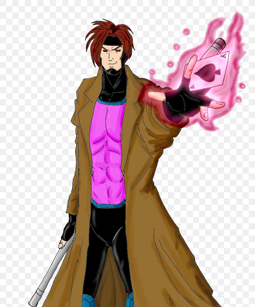 Gambit DeviantArt Character X-Men, PNG, 765x990px, Watercolor, Cartoon, Flower, Frame, Heart Download Free
