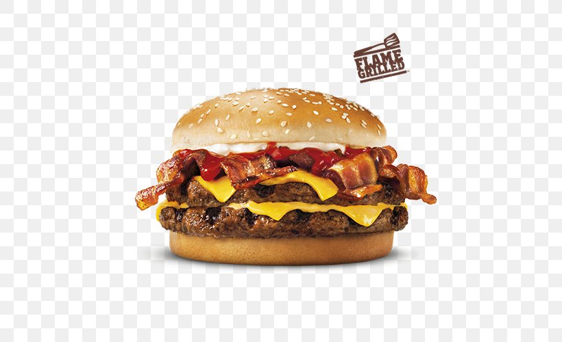 Hamburger Bacon, Egg And Cheese Sandwich Whopper Fast Food, PNG, 500x500px, Hamburger, American Food, Bacon, Bacon Egg And Cheese Sandwich, Breakfast Sandwich Download Free