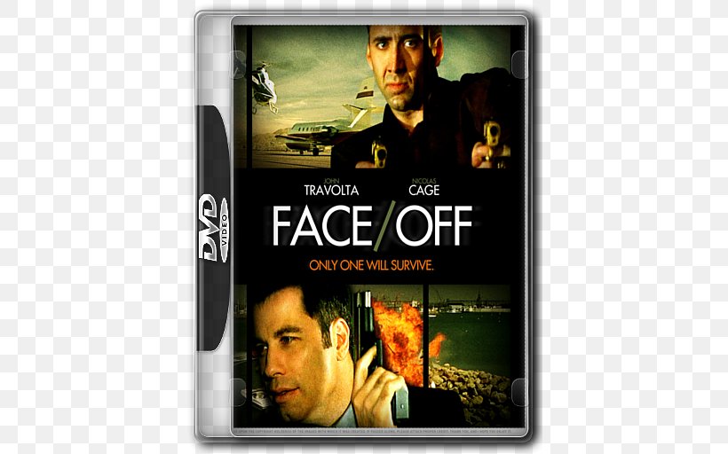 John Woo Face/Off John Travolta Film Castor Troy, PNG, 512x512px, John Woo, Action Film, Dvd, Faceoff, Film Download Free