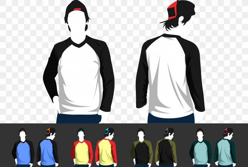 Long-sleeved T-shirt Raglan Sleeve Clothing, PNG, 5833x3946px, Tshirt, Artworks, Clothing, Designer, Fictional Character Download Free