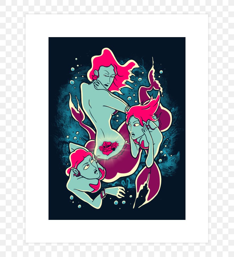 Illustration Mermaid Legend Myth Poster, PNG, 740x900px, Mermaid, Art, Bagpipes, Cartoon, Fantasy Download Free