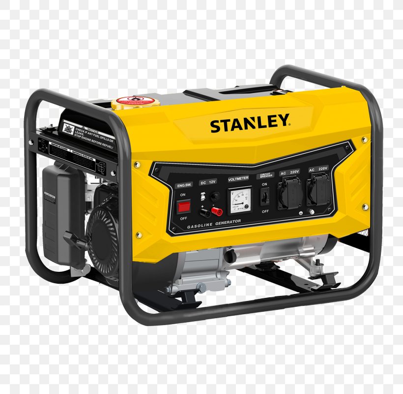 Electric Generator Engine-generator Micro Hydro Electricity Stanley Hand Tools, PNG, 800x800px, Electric Generator, Ampere, Automotive Exterior, Diesel Generator, Electric Current Download Free
