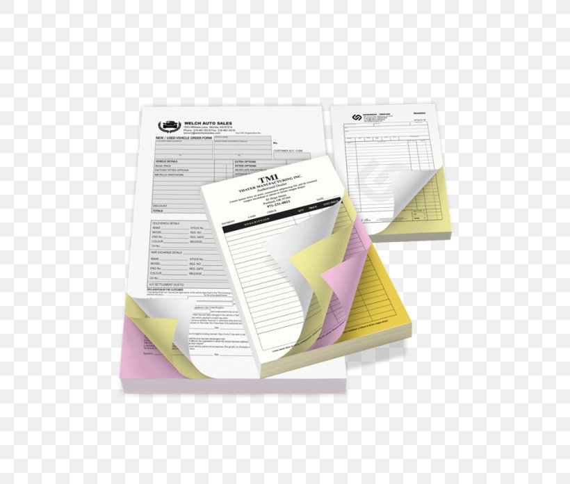 Carbonless Copy Paper Printing Carbon Paper NCR Corporation, PNG, 508x696px, Paper, Brand, Carbon Paper, Carbonless Copy Paper, Decal Download Free
