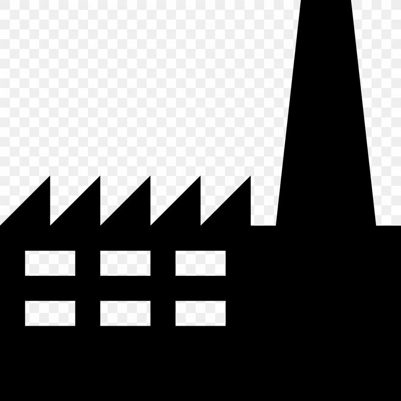 Clip Art Factory, PNG, 2000x2000px, Factory, Black, Blackandwhite, Brand, Building Download Free