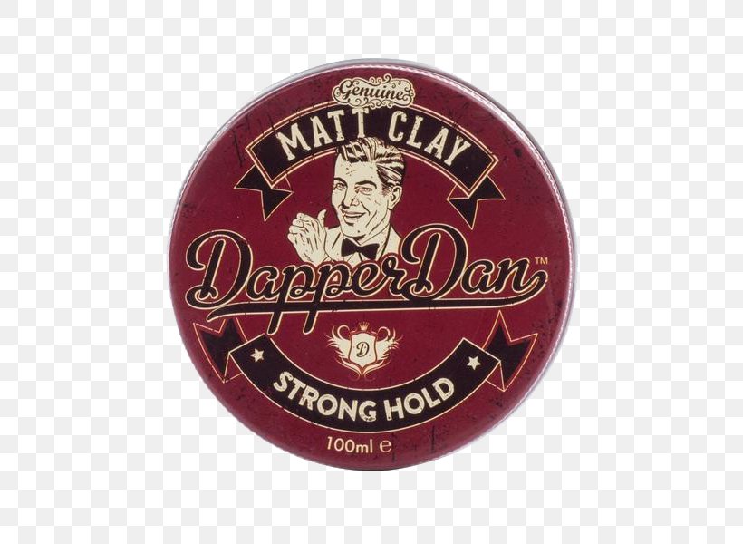 Dapper Dan Deluxe Pomade Hair Styling Products Hair Clay Barber, PNG, 599x600px, Pomade, Badge, Barber, Beard, Hair Download Free