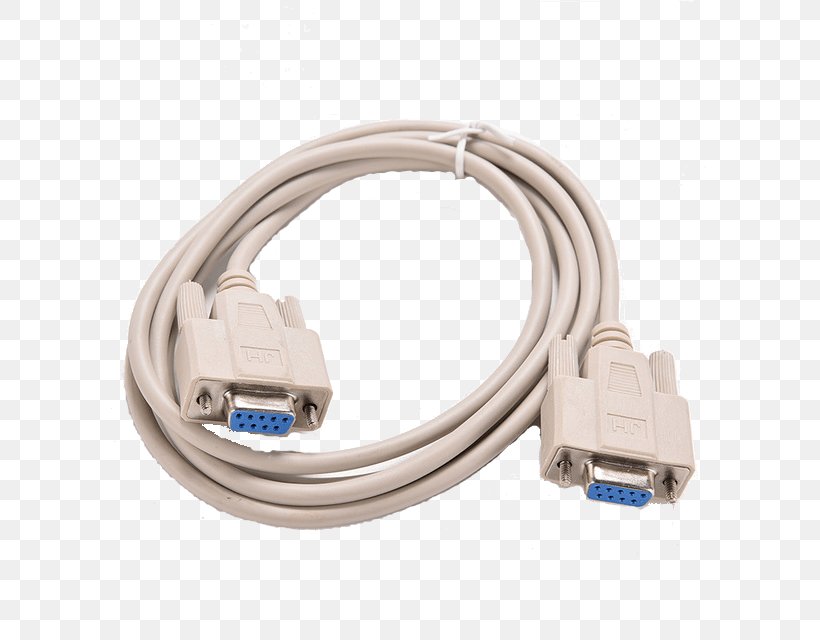 RS-232 Serial Port Null Modem Serial Cable Electrical Cable, PNG, 640x640px, Serial Port, Cable, Computer, Data Cable, Data Transfer Cable Download Free