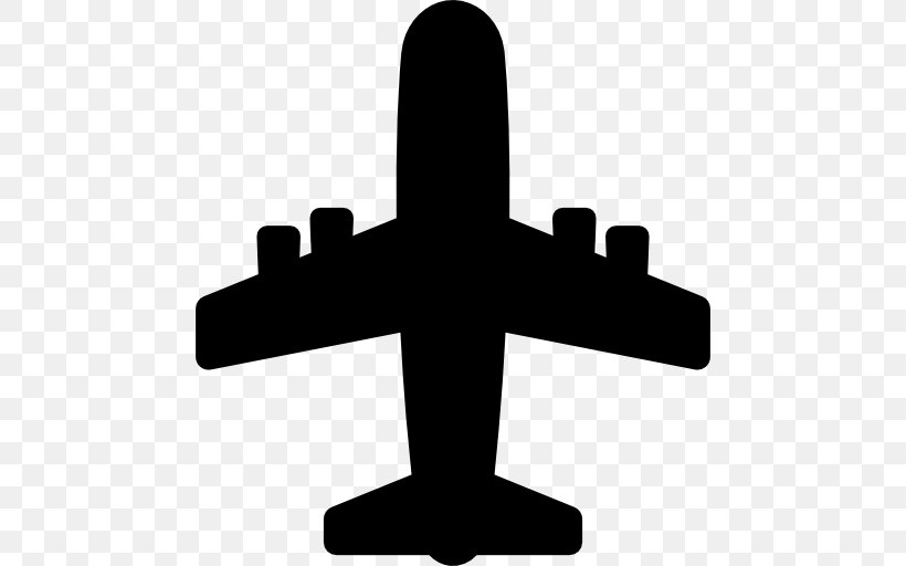Airplane Aircraft Clip Art, PNG, 512x512px, Airplane, Aircraft, Cross, Photography, Silhouette Download Free