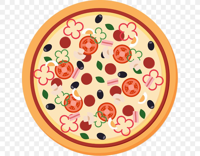 Hawaiian Pizza, PNG, 640x640px, Pizza, Ceramic, Chicagostyle Pizza, Clock, Cuisine Download Free