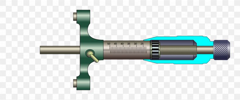 Micrometer Calipers Millimeter Measurement Screw, PNG, 3600x1500px, Micrometer, Calipers, Cylinder, Hardware, Hardware Accessory Download Free