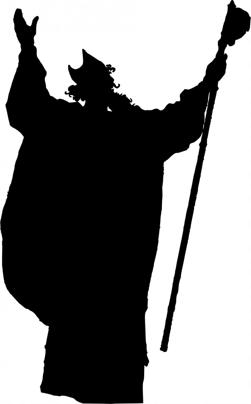 Silhouette Magic Spell Shaman, PNG, 947x1521px, Silhouette, Black And White, Decal, Fictional Character, Game Download Free