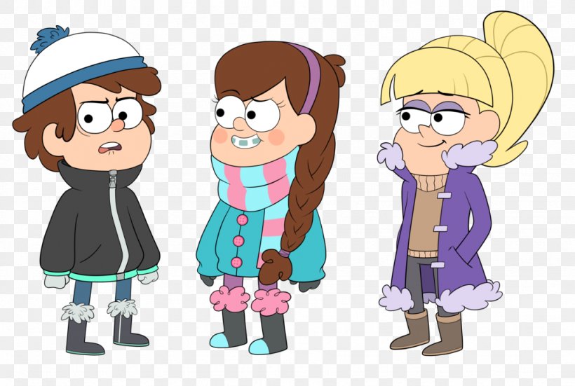 Winter Clothing Dipper Pines Mabel Pines, PNG, 1024x689px, Clothing, Art, Boy, Cartoon, Child Download Free