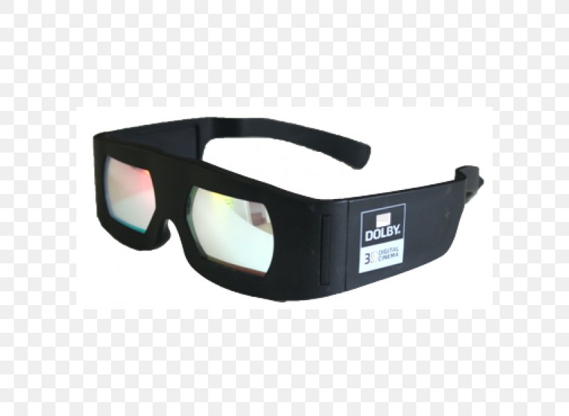 Goggles Glasses Dolby 3D Polarized 3D System Infitec, PNG, 600x600px, 3d Film, Goggles, Active Shutter 3d System, Anaglyph 3d, Digital 3d Download Free