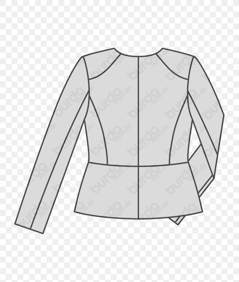 Jacket Pattern Coat Sleeve, PNG, 770x967px, Jacket, Black, Black And White, Burda Style, Christofer Drew Download Free