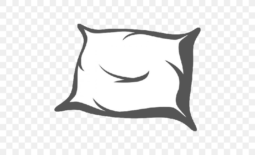 Throw Pillows Vector Graphics Drawing Clip Art, PNG, 500x500px, Pillow, Art, Bed, Black, Black And White Download Free