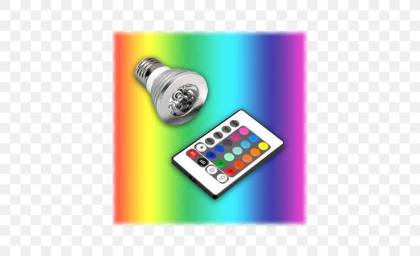 Remote Controls Light-emitting Diode RGB Color Model LED Lamp, PNG, 500x500px, Remote Controls, Color, Edison Screw, Electronics, Electronics Accessory Download Free