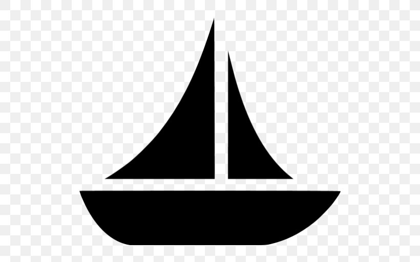 Sailboat Ship Clip Art, PNG, 512x512px, Boat, Banana Boat, Black, Black And White, Cone Download Free