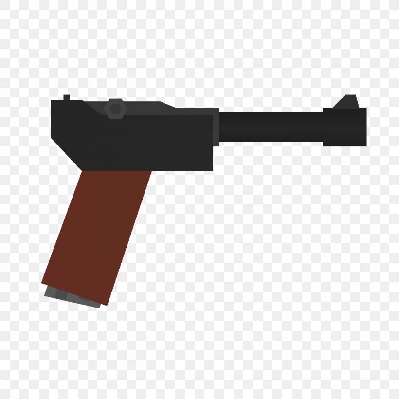 Trigger Unturned Luger Pistol Ranged Weapon, PNG, 1024x1024px, Trigger, Air Gun, Ammunition, Assault Rifle, Black Download Free