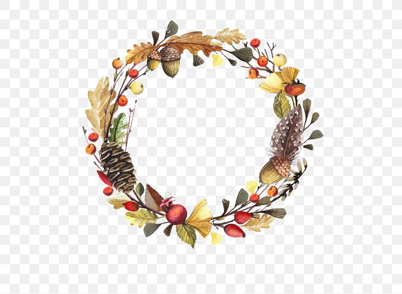 Wreath, PNG, 564x601px, Wreath, Autumn, Christmas, Decor, Drawing Download Free
