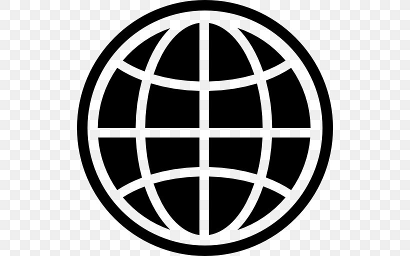 Earth Globe Symbol, PNG, 512x512px, Earth, Area, Black And White, Brand, Earth Symbol Download Free