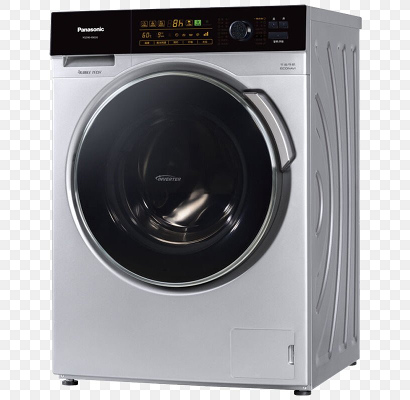 Washing Machine Haier Panasonic, PNG, 800x800px, Washing Machine, Clothes Dryer, Haier, Home Appliance, Laundry Download Free