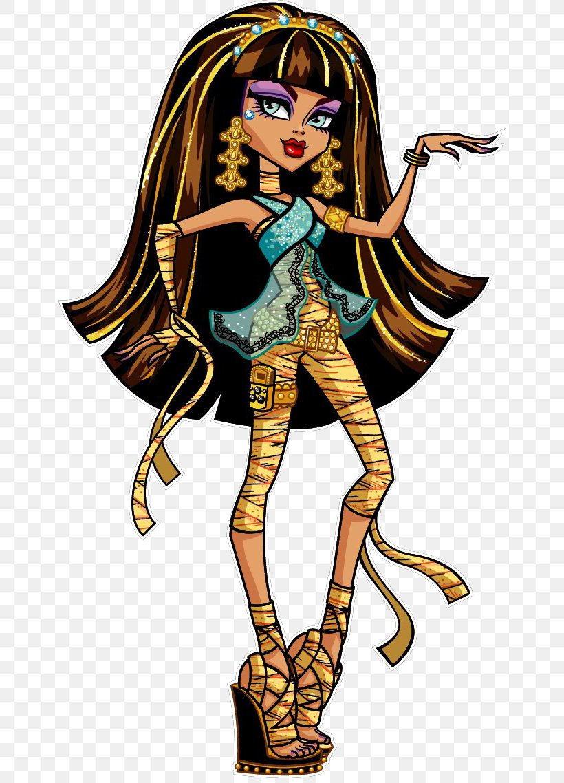 Cleo DeNile Monster High Cleo De Nile Ghoul Doll, PNG, 650x1138px, Cleo Denile, Art, Barbie, Bratz, Clawdeen Wolf Download Free