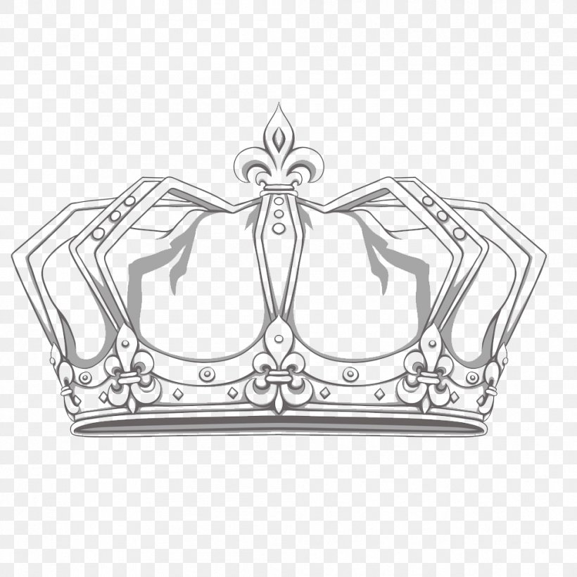 Imperial Crown, PNG, 992x992px, Crown, Black And White, Coroa Real, Imperial Crown, Metal Download Free