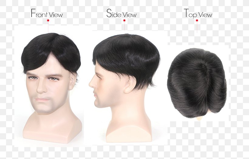 Wig Chin Jaw Ear Forehead, PNG, 725x525px, Wig, Black Hair, Chin, Ear, Forehead Download Free