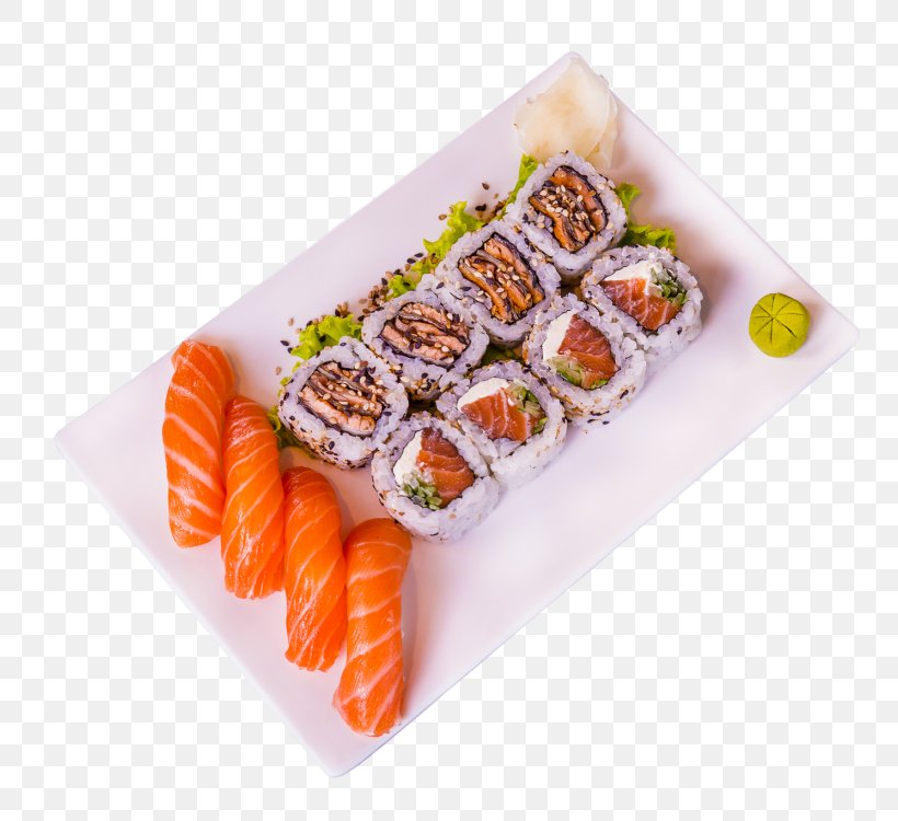 California Roll Sashimi Gimbap Smoked Salmon Sushi, PNG, 750x750px, California Roll, Asian Food, Chopsticks, Comfort Food, Cuisine Download Free