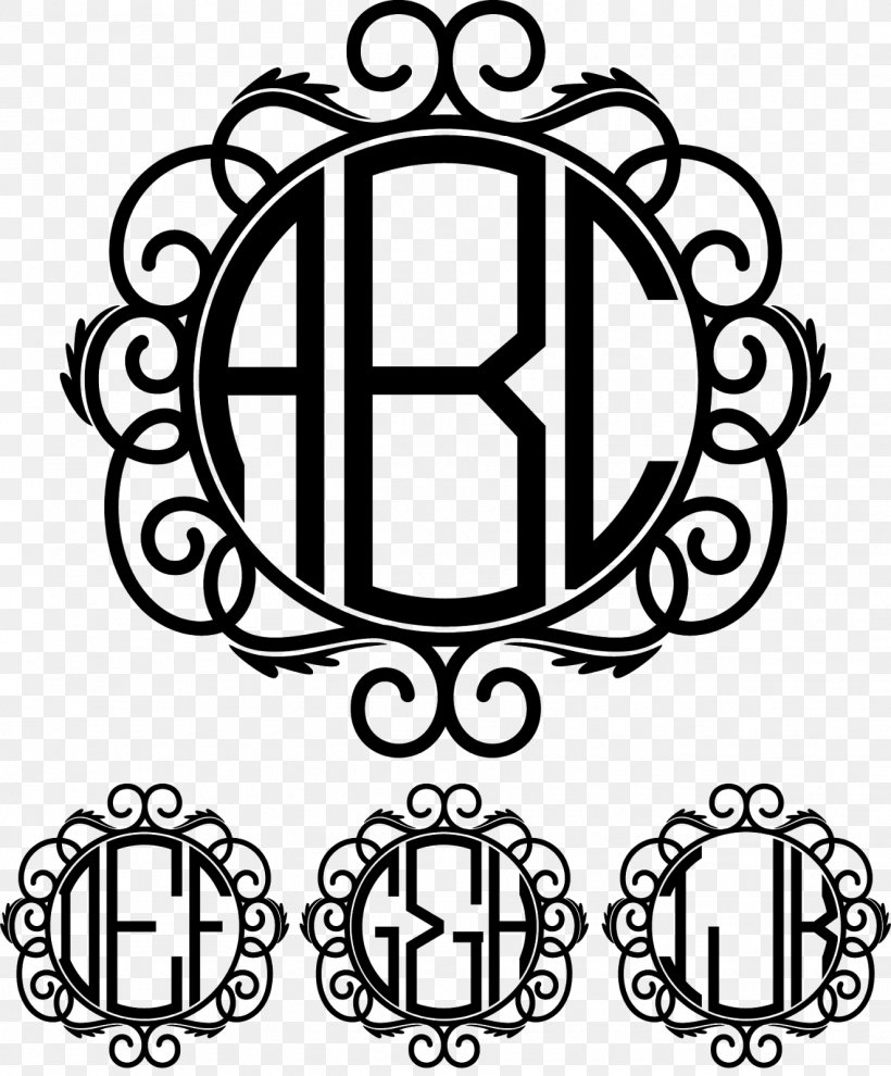 Monogram Decal Font, PNG, 1324x1600px, Monogram, Area, Autocad Dxf, Black And White, Brand Download Free