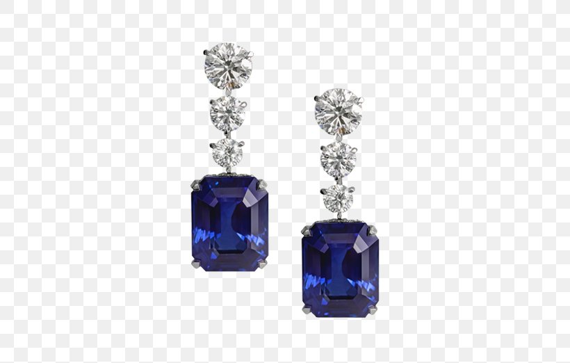 Sapphire Earring Jewelry And Jewels Jewellery Diamond, PNG, 734x522px, Sapphire, Blue, Body Jewelry, Carat, Cobalt Blue Download Free