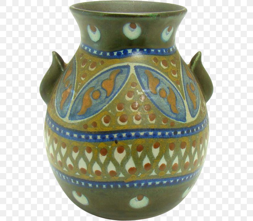 Vase Van Briggle Pottery Ceramic Roseville, PNG, 715x715px, Vase, American Art Pottery, Artifact, Ceramic, Ceramic Glaze Download Free